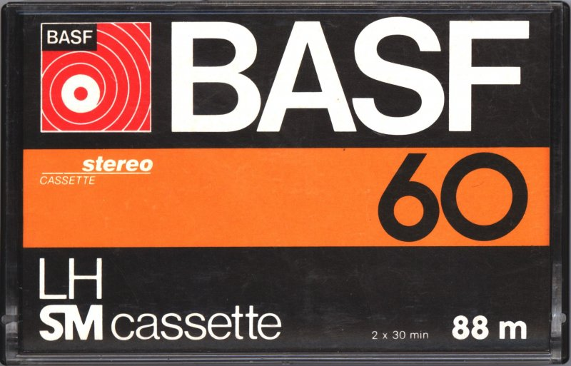 Compact Cassette BASF LH 60 "Oval Window" Type I Normal 1978 Germany