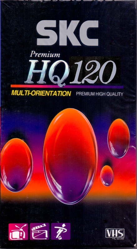 VHS, Video Home System SKC Premium HQ 120 "PHQ E-120" Type I Normal Europe