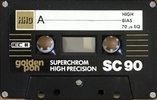 Compact Cassette Golden Pon 90 Type II Chrome 1978 Germany