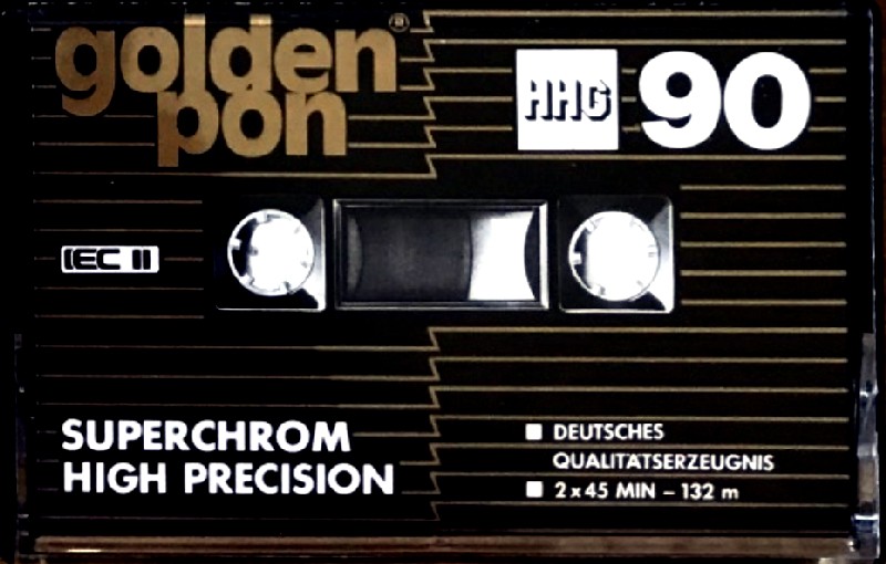 Compact Cassette Golden Pon 90 Type II Chrome 1978 Germany