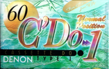 Compact Cassette Denon CDo 1 60 Type I Normal 1995 Japan