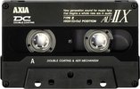 Compact Cassette AXIA AU-IIx 60 "AU2X A 602" Type II Chrome 1992 Japan