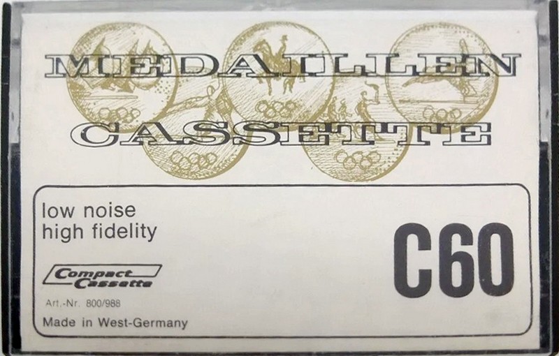 Compact Cassette Neckermann 60 "Medallen № 800/988" Type I Normal 1973 Europe