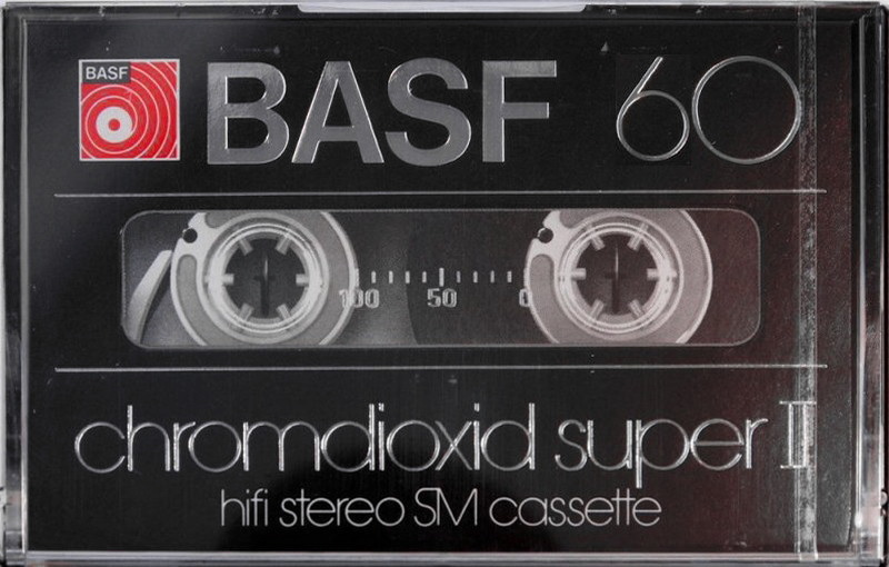 Compact Cassette BASF Chromdioxid Super II 60 Type II Chrome 1979 Europe