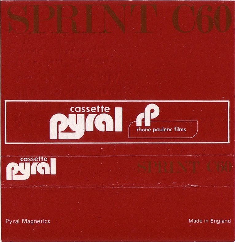 Compact Cassette Pyral Sprint 60 Type I Normal 1976 UK