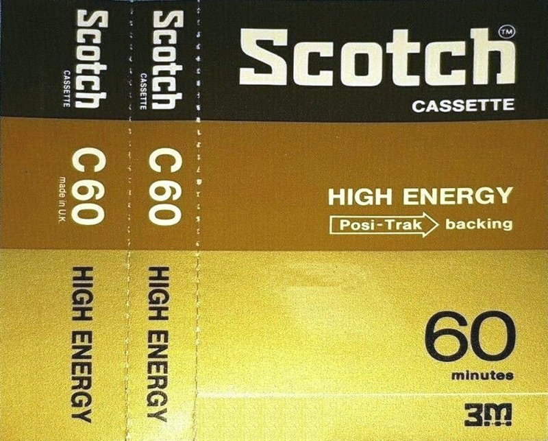 Compact Cassette Scotch High Energy 60 Type I Normal 1975 Europe