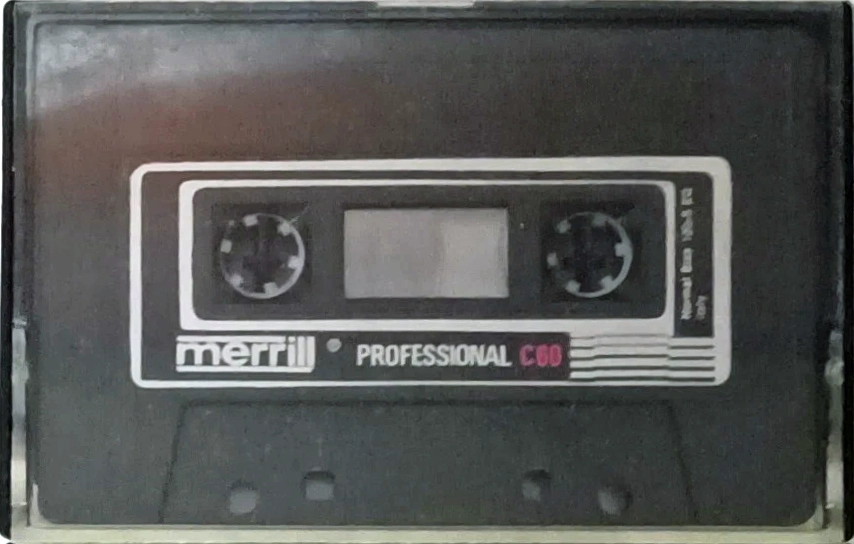 Compact Cassette Merrill 60 "Professional" Type I Normal 1978 Italy