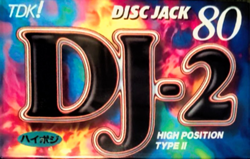Compact Cassette TDK DJ2 Disc Jack 80 "DJ2-80N" Type II Chrome 1996 Japan