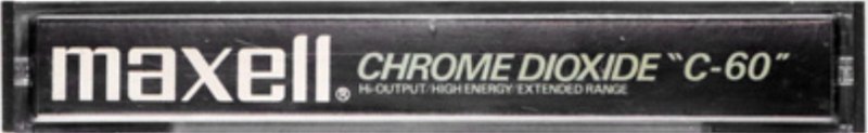 Compact Cassette Maxell 60 Type II Chrome 1970 Worldwide