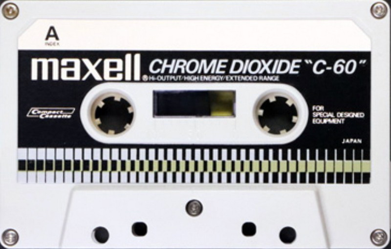Compact Cassette Maxell 60 Type II Chrome 1970 Worldwide