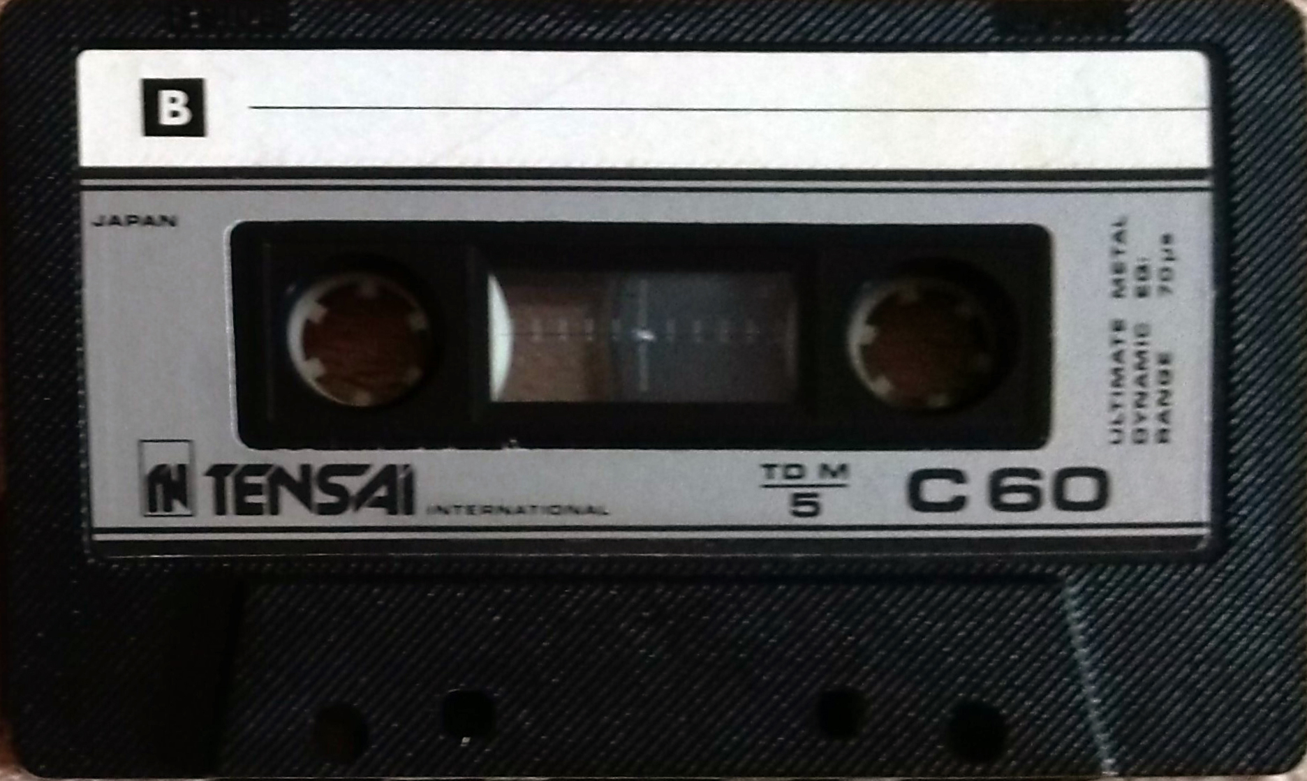 Compact Cassette Tensai TD M 5 60 Type IV Metal 1981 Europe