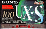 Compact Cassette Sony UX-S 100 Type II Chrome 1996 Europe
