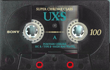 Compact Cassette Sony UX-S 100 Type II Chrome 1996 Europe