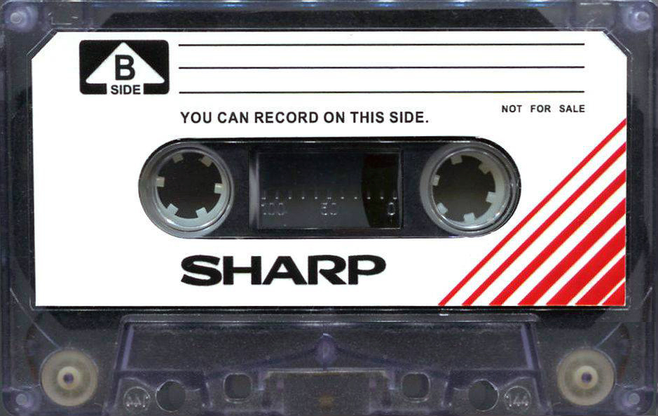 Compact Cassette Sharp Demonstration Tape 1980 Worldwide