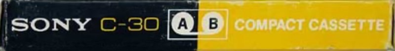 Compact Cassette Sony Auto-Sensor 30 Type I Normal 1968 USA