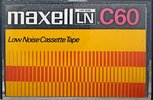 Compact Cassette Maxell LN 60 Type I Normal 1974 Japan