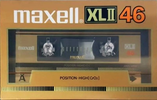 Compact Cassette Maxell XLII 46 Type II Chrome 1985 Japan