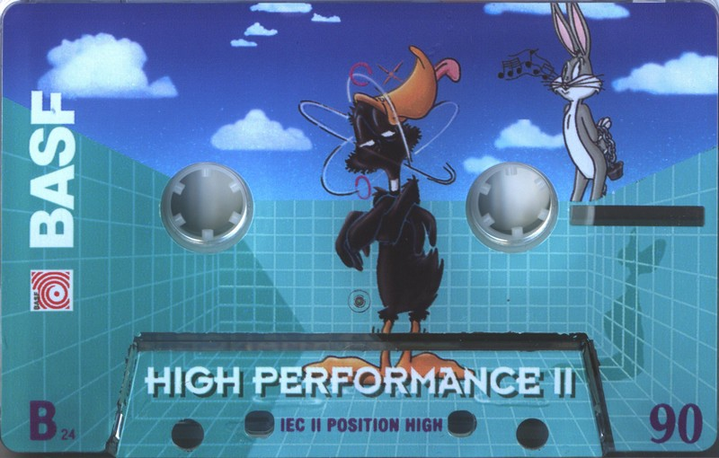 Compact Cassette BASF High Performance II 90 "Looney Tunes LT Series II" Type II Chrome 1995 Europe
