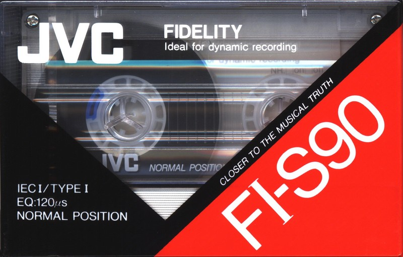 Compact Cassette JVC FI-S 90 "F1-S90EN" Type I Normal 1990 Europe