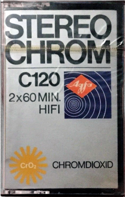 Compact Cassette AGFA Stereochrom 120 Type II Chrome 1972 Europe
