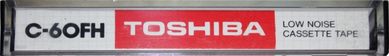 Compact Cassette Toshiba FH 60 Type I Normal 1980 Japan