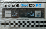 Compact Cassette Maxell MX 90 Type IV Metal 1980 Japan