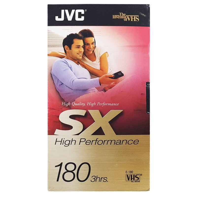 VHS, Video Home System JVC SX 180 "E-180 SXD" Type I Normal Europe