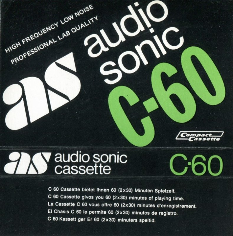 Compact Cassette Audio Sonic 60 Type I Normal Germany