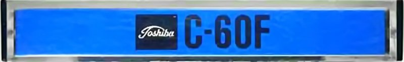 Compact Cassette Toshiba F 60 Type I Normal 1973 Japan