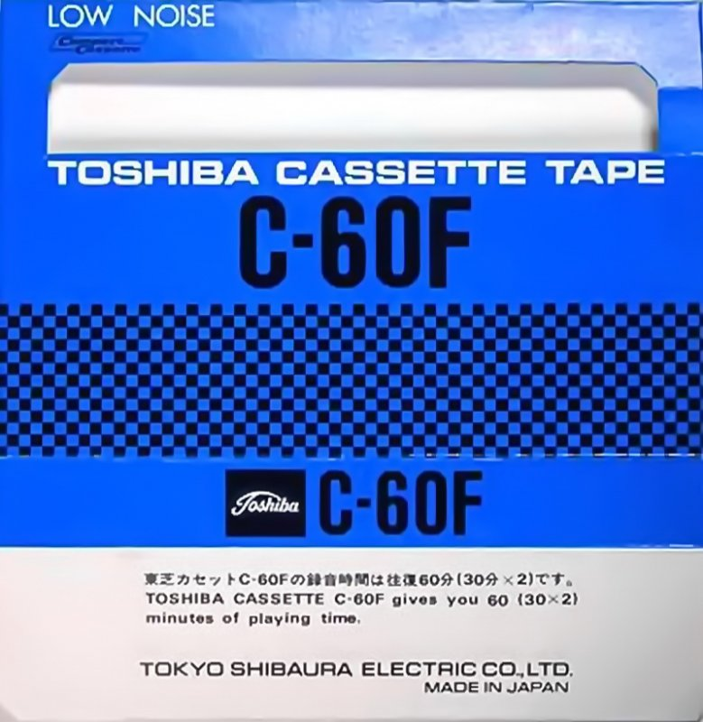 Compact Cassette Toshiba F 60 Type I Normal 1973 Japan