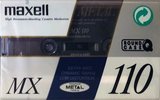 Compact Cassette Maxell MX 110 Type IV Metal 1995 Europe