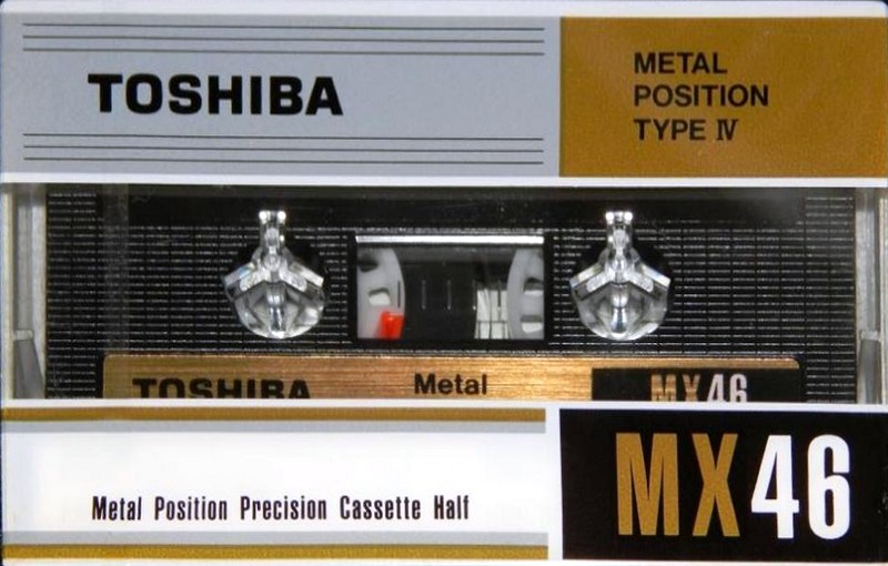 Compact Cassette Toshiba MX 46 Type IV Metal 1983 Japan