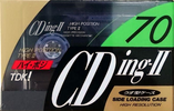 Compact Cassette TDK CDing 2 70 "CDING2-70R" Type II Chrome 1992 Japan