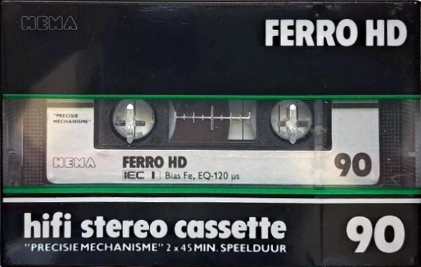 Compact Cassette Hema Ferro HD 90 Type I Normal 1983 Netherlands