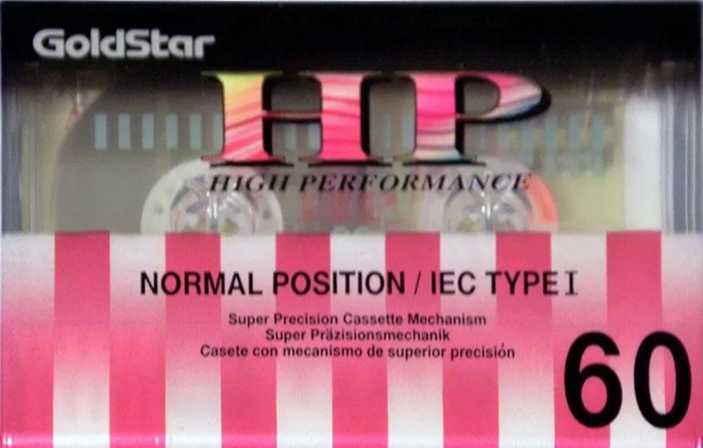 Compact Cassette Goldstar HP 60 Type I Normal 1994 Europe