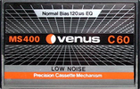 Compact Cassette Venus 60 "MS 400" Type I Normal 1984 Hong Kong