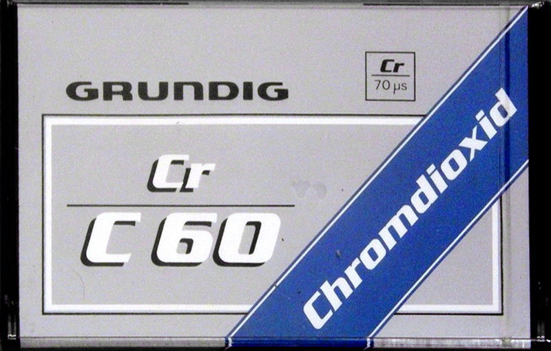 Compact Cassette Grundig 60 Type II Chrome 1981 Europe