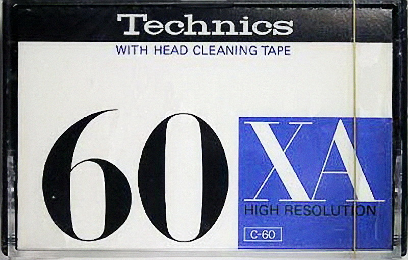 Compact Cassette Technics XA 60 "RT-60XA" Type II Chrome 1978 Japan