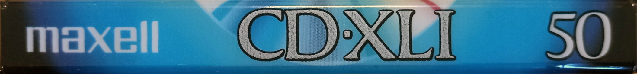 Compact Cassette Maxell CD-XL 50 "CDXL1-50" Type I Normal 1992 Japan
