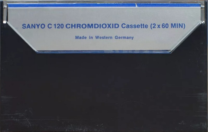 Compact Cassette Sanyo 120 Type II Chrome 1976 Europe