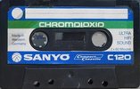 Compact Cassette Sanyo 120 Type II Chrome 1976 Europe