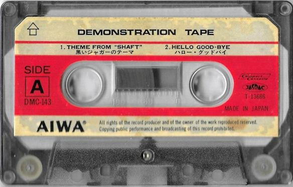 Compact Cassette Aiwa "DMC-143" Demonstration Tape 1976 Japan