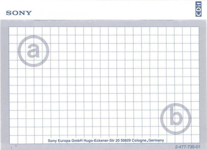 2 pack Sony CDit I 74 "2C-74CDIT1B AE" Type I Normal 1996 Europe