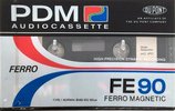 Compact Cassette PDM FE 90 Type I Normal 1987 Europe