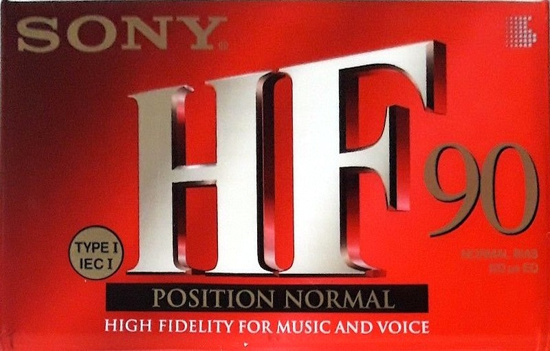 Compact Cassette Sony HF 90 Type I Normal 1998 Europe