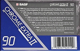 Compact Cassette BASF Chrome Extra II 90 Type II Chrome 1991 Europe