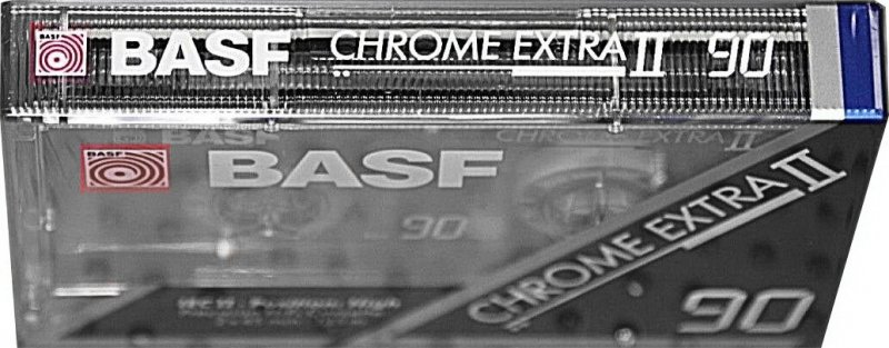 Compact Cassette BASF Chrome Extra II 90 Type II Chrome 1991 Europe
