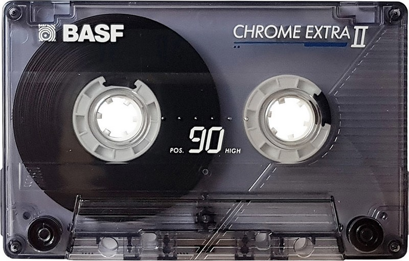 Compact Cassette BASF Chrome Extra II 90 Type II Chrome 1991 Europe