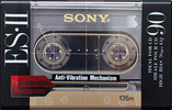 Compact Cassette Sony ES-II 90 "C-90ES2" Type II Chrome 1991 North America