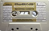 Compact Cassette Robins Sonoramic 120 Type I Normal 1970 USA